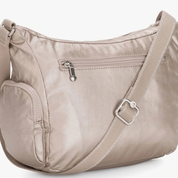 NWT Kipling Metallic Glow Crossbody Shoulder Bag with Playful Charm - Picture 3 of 4